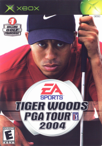 Tiger Woods PGA Tour 2004 PAL Xbox PAL box art